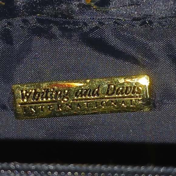 Whiting & Davis Black Satin Crossbody and/or Clutch - Picture 11 of 13